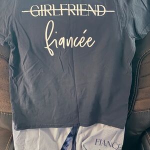 Fiancée Graphic night shirt and shorts